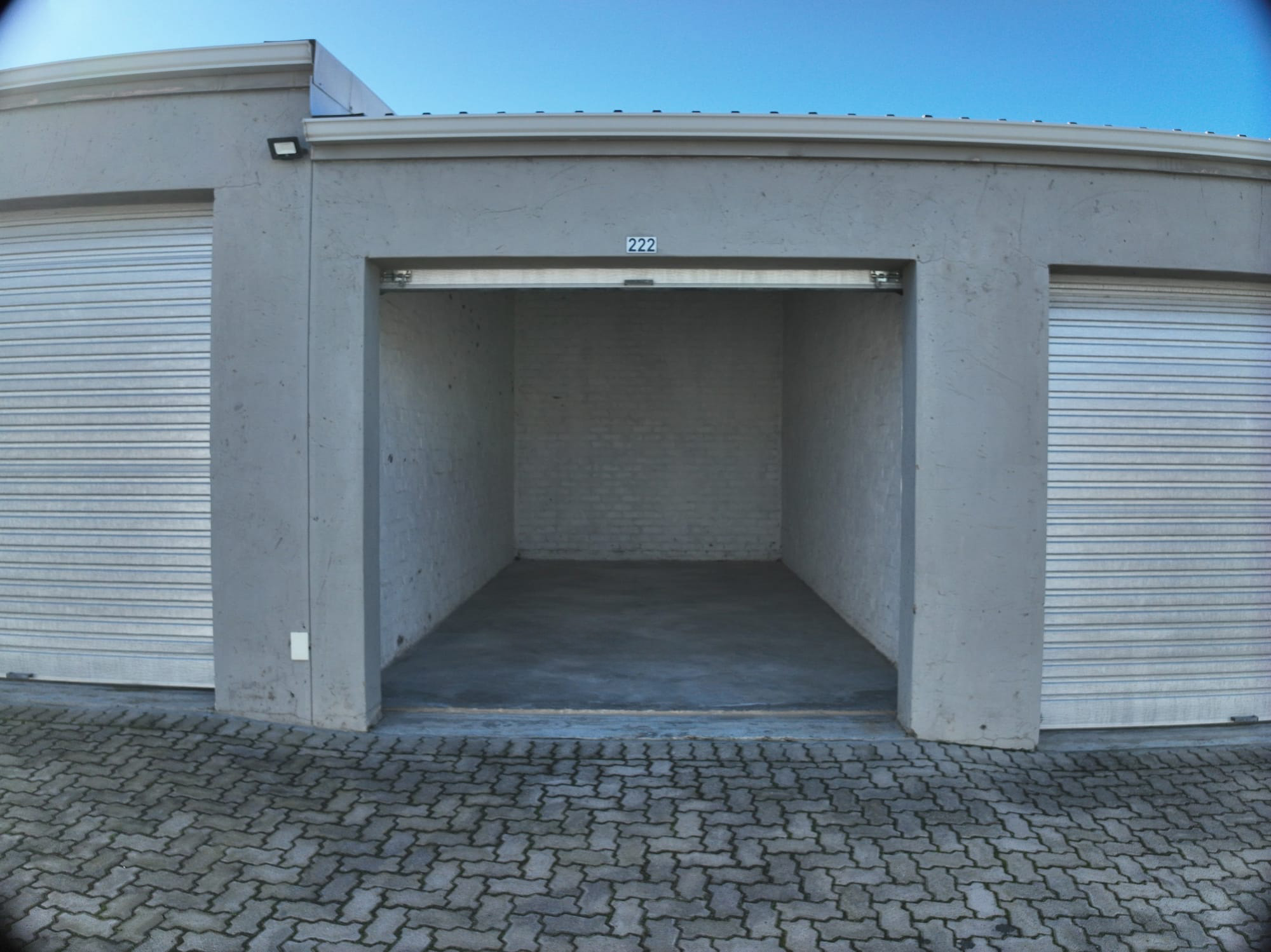 Open empty lock-up garage at N2 Storage George